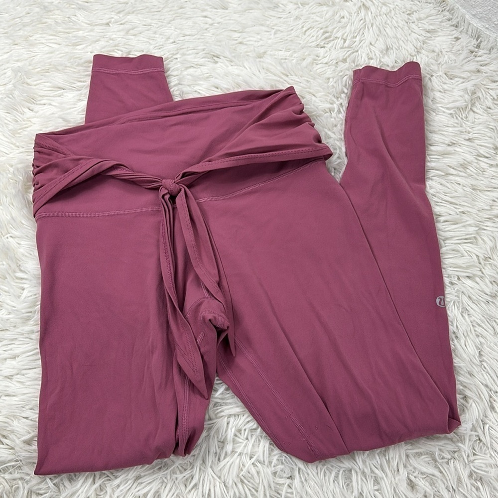 Lululemon Align Pant 28" *Wrap Waist Moss Rose
